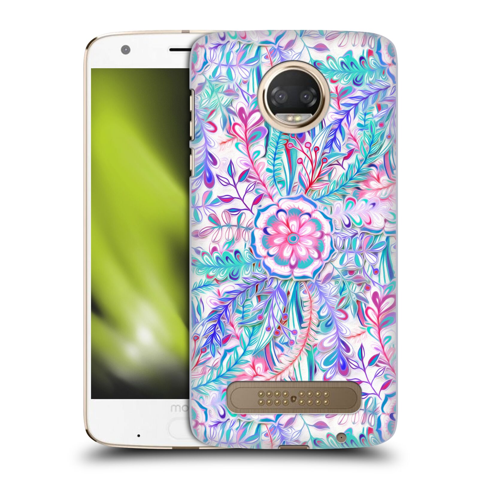 OFFICIAL MICKLYN LE FEUVRE FLORALS HARD BACK CASE FOR MOTOROLA PHONES 1 - Picture 9 of 20