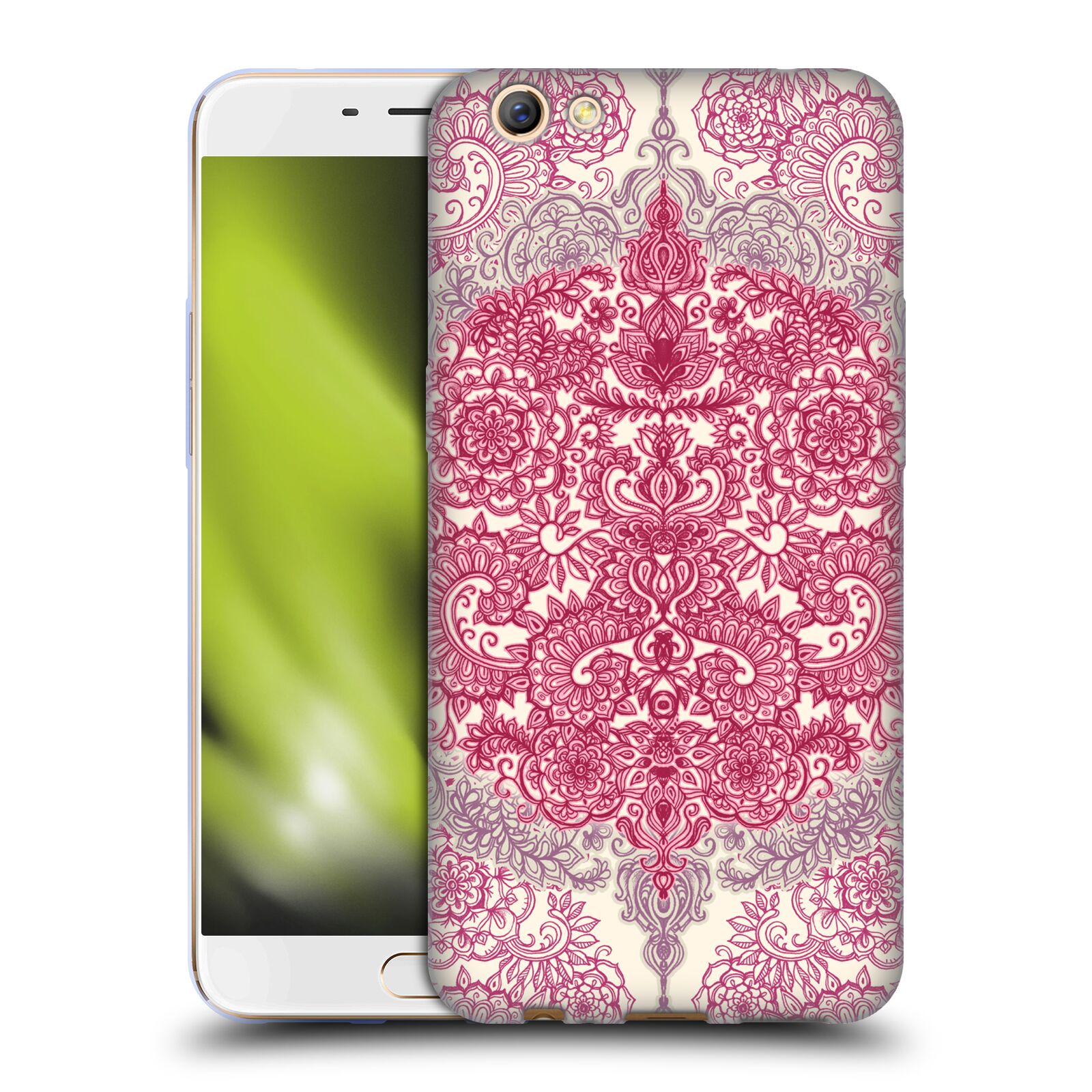 OFFICIAL MICKLYN LE FEUVRE FLORAL PATTERNS SOFT GEL CASE FOR OPPO PHONES - Picture 8 of 18