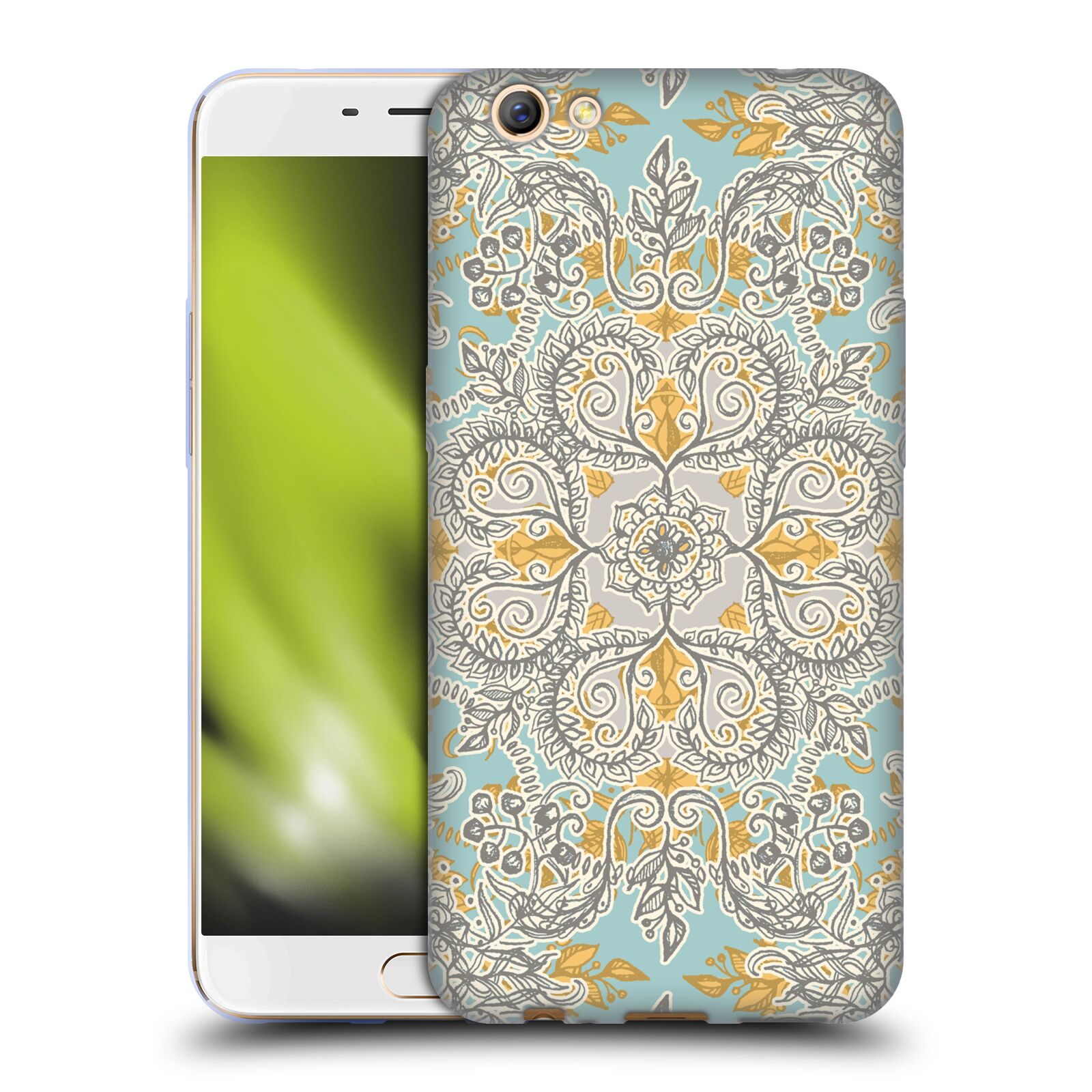 OFFICIAL MICKLYN LE FEUVRE FLORAL PATTERNS SOFT GEL CASE FOR OPPO PHONES - Picture 12 of 18