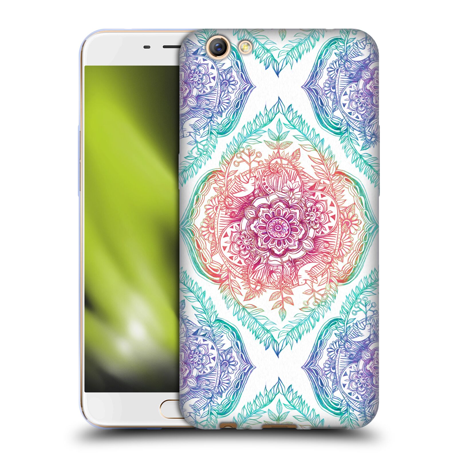 OFFICIAL MICKLYN LE FEUVRE FLORAL PATTERNS SOFT GEL CASE FOR OPPO PHONES - Picture 13 of 18