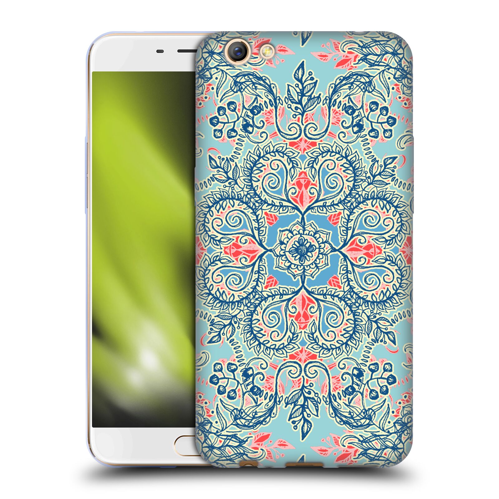 OFFICIAL MICKLYN LE FEUVRE FLORAL PATTERNS SOFT GEL CASE FOR OPPO PHONES - Picture 17 of 18