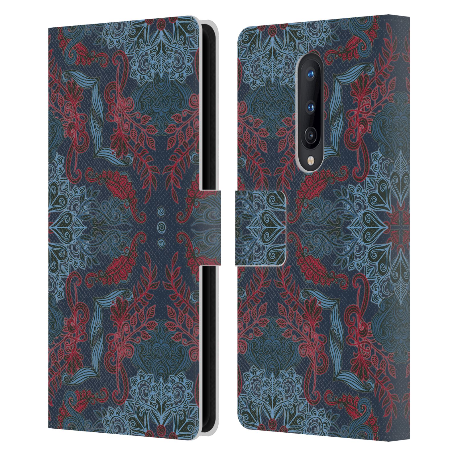 OFFICIAL MICKLYN LE FEUVRE MANDALA LEATHER BOOK WALLET CASE FOR ONEPLUS PHONES - Picture 9 of 20