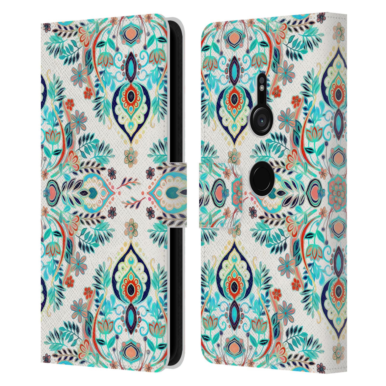 OFFICIAL MICKLYN LE FEUVRE MANDALA LEATHER BOOK WALLET CASE FOR SONY PHONES 1 - Picture 14 of 20
