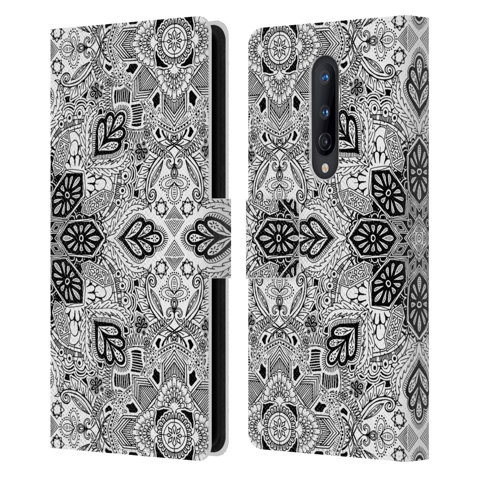 OFFICIAL MICKLYN LE FEUVRE MANDALA LEATHER BOOK WALLET CASE FOR ONEPLUS PHONES - Picture 12 of 20