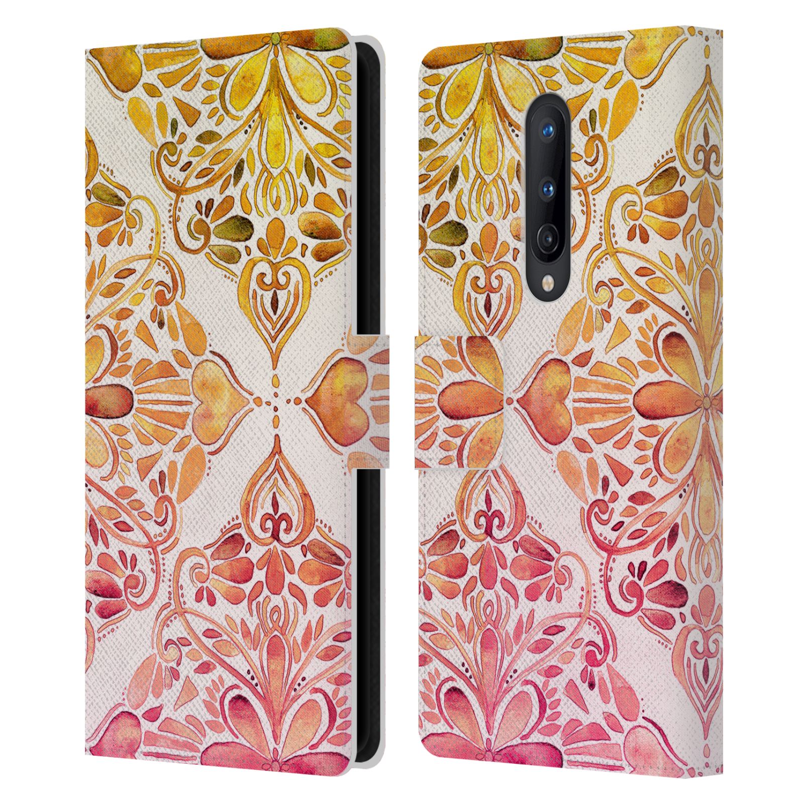 OFFICIAL MICKLYN LE FEUVRE MANDALA LEATHER BOOK WALLET CASE FOR ONEPLUS PHONES - Picture 18 of 20