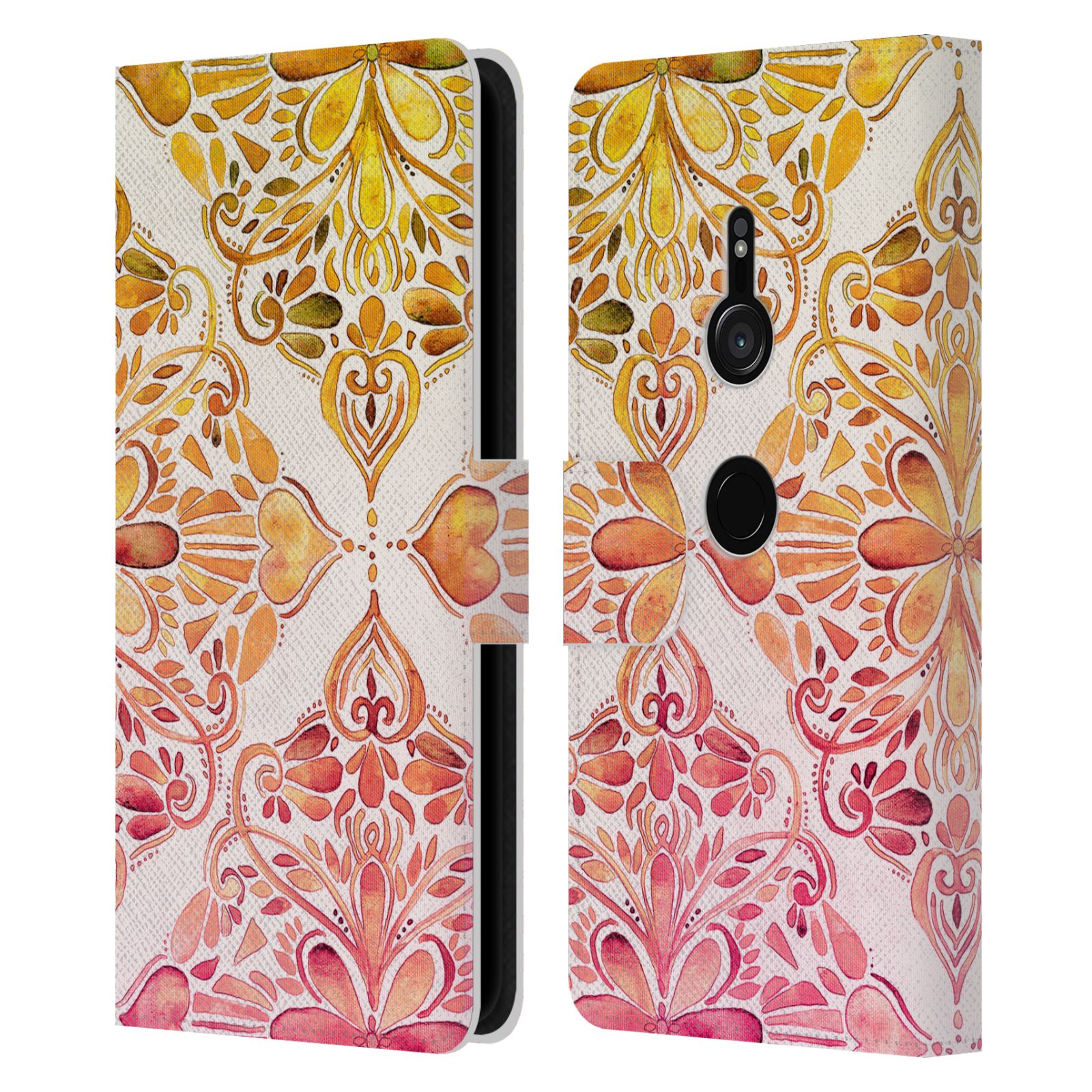 OFFICIAL MICKLYN LE FEUVRE MANDALA LEATHER BOOK WALLET CASE FOR SONY PHONES 1 - Picture 18 of 20