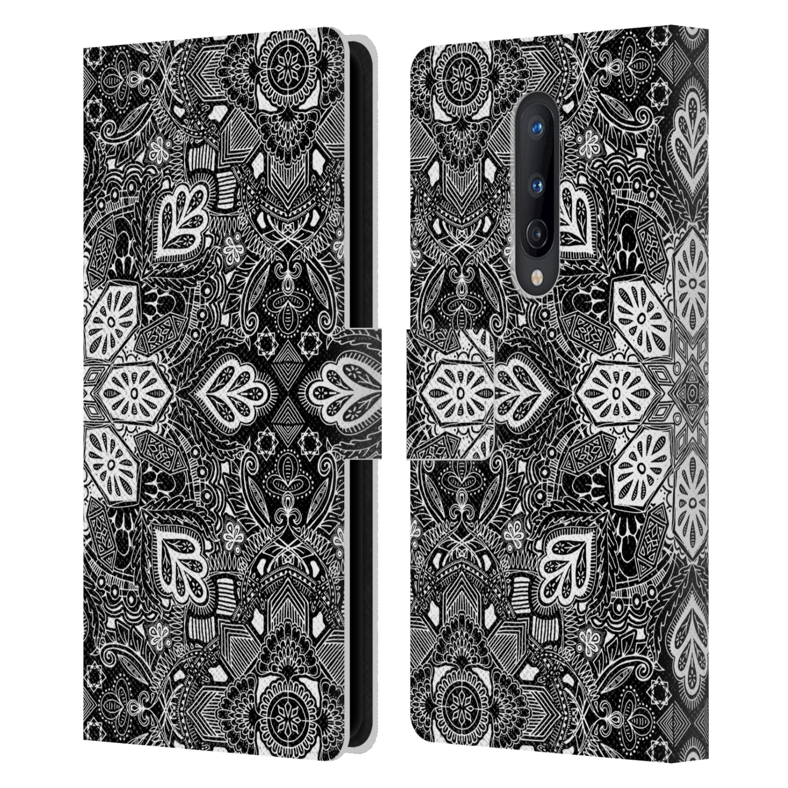 OFFICIAL MICKLYN LE FEUVRE MANDALA LEATHER BOOK WALLET CASE FOR ONEPLUS PHONES - Picture 13 of 20