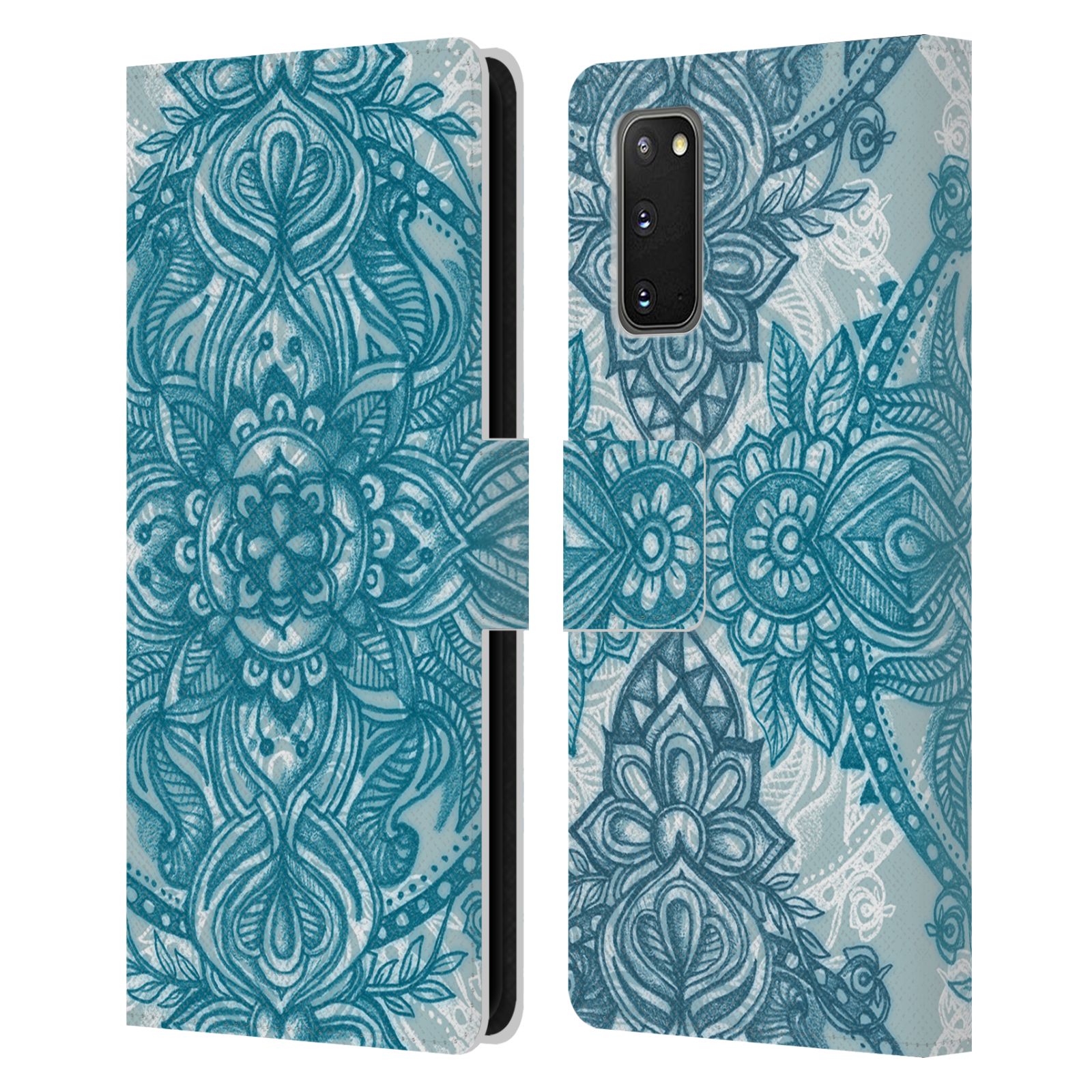 OFFICIAL MICKLYN LE FEUVRE MANDALA 3 LEATHER BOOK CASE FOR SAMSUNG PHONES 1 - Picture 20 of 20