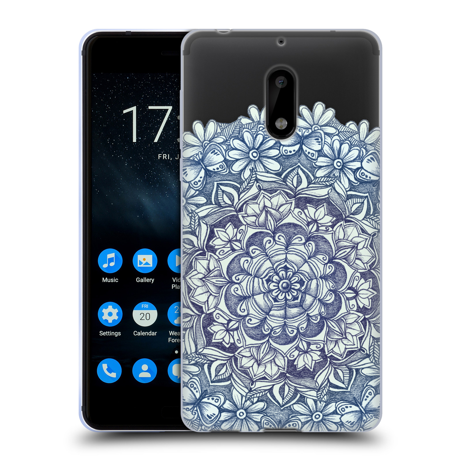 OFFICIAL MICKLYN LE FEUVRE MANDALA 5 GEL CASE FOR NOKIA PHONES 1 - Picture 12 of 17