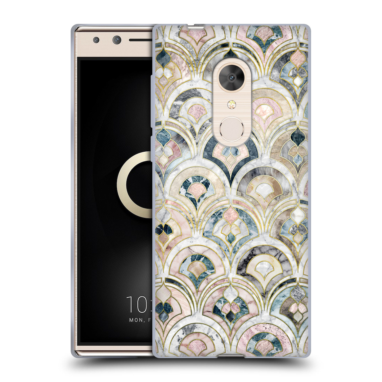 OFFICIAL MICKLYN LE FEUVRE MARBLE PATTERNS SOFT GEL CASE FOR ALCATEL PHONES - Picture 8 of 22