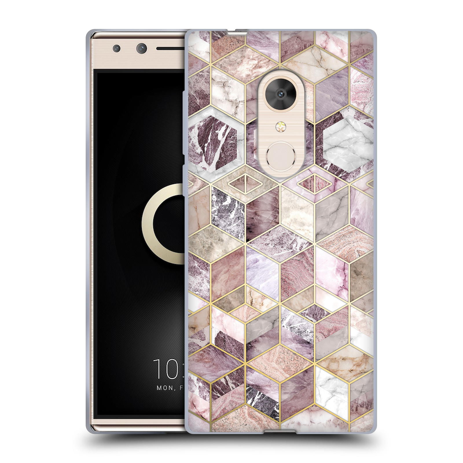 OFFICIAL MICKLYN LE FEUVRE MARBLE PATTERNS SOFT GEL CASE FOR ALCATEL PHONES - Picture 10 of 22