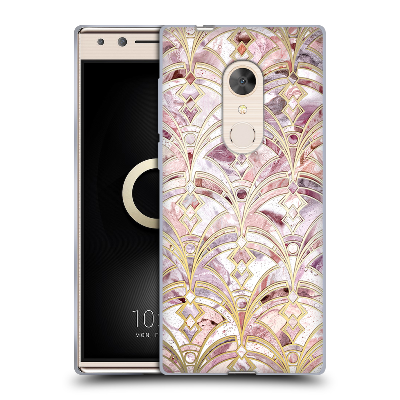 OFFICIAL MICKLYN LE FEUVRE MARBLE PATTERNS SOFT GEL CASE FOR ALCATEL PHONES - Picture 11 of 22