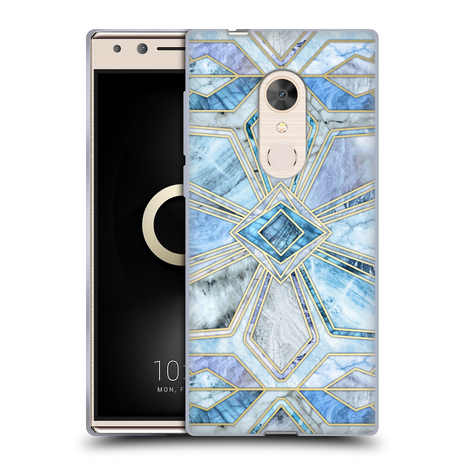 OFFICIAL MICKLYN LE FEUVRE MARBLE PATTERNS SOFT GEL CASE FOR ALCATEL PHONES - Picture 12 of 22