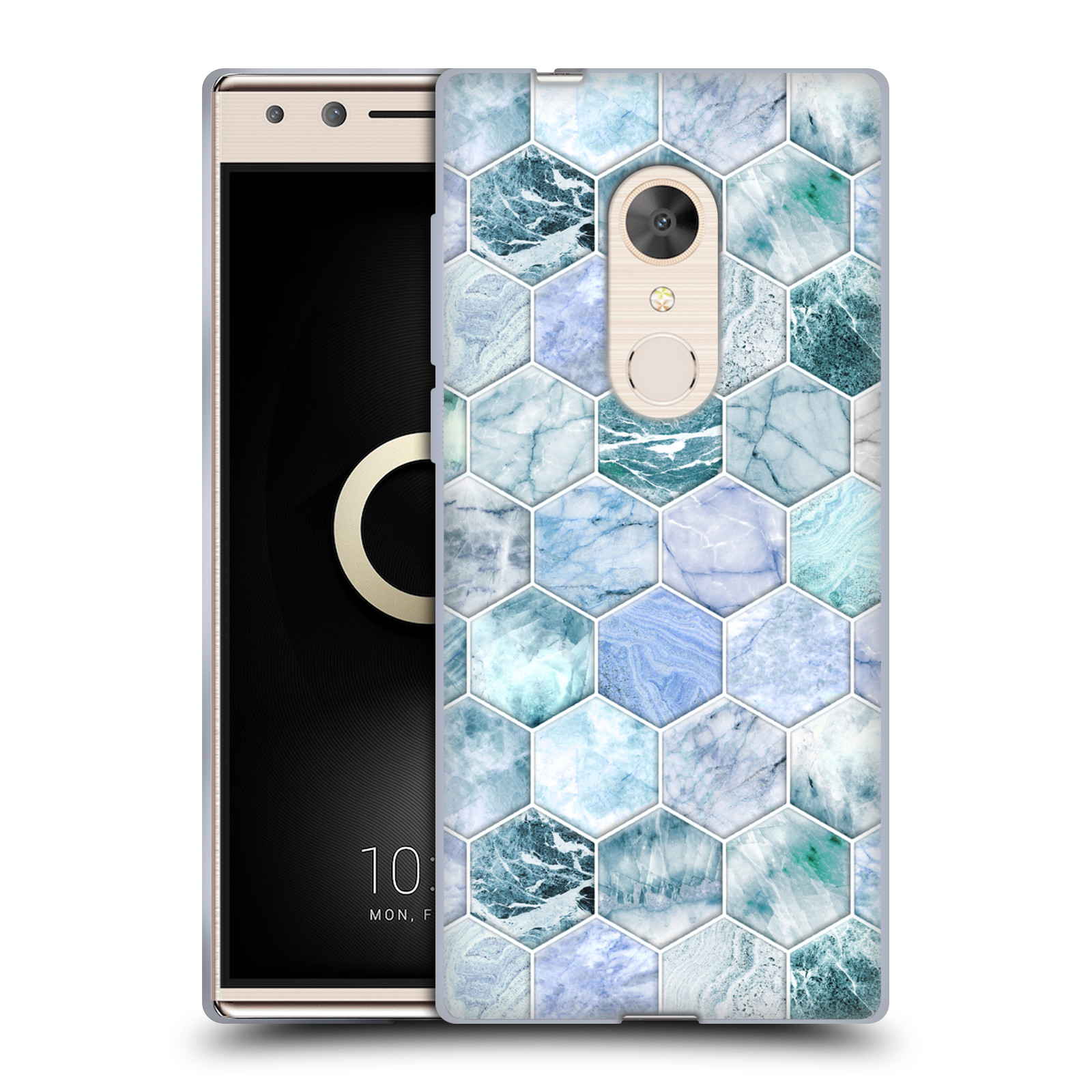 OFFICIAL MICKLYN LE FEUVRE MARBLE PATTERNS SOFT GEL CASE FOR ALCATEL PHONES - Picture 15 of 22