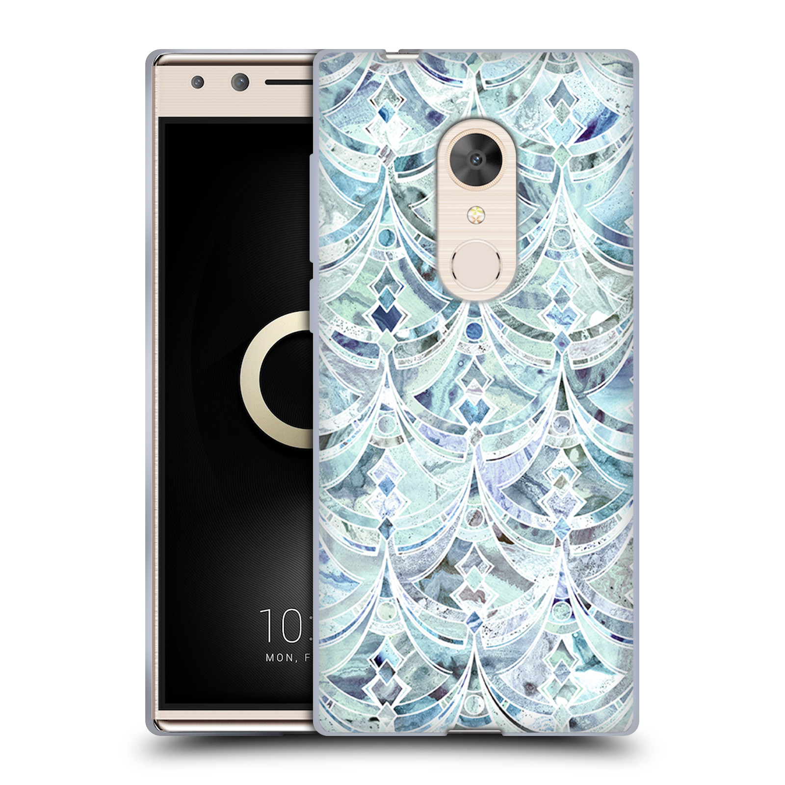 OFFICIAL MICKLYN LE FEUVRE MARBLE PATTERNS SOFT GEL CASE FOR ALCATEL PHONES - Picture 14 of 22