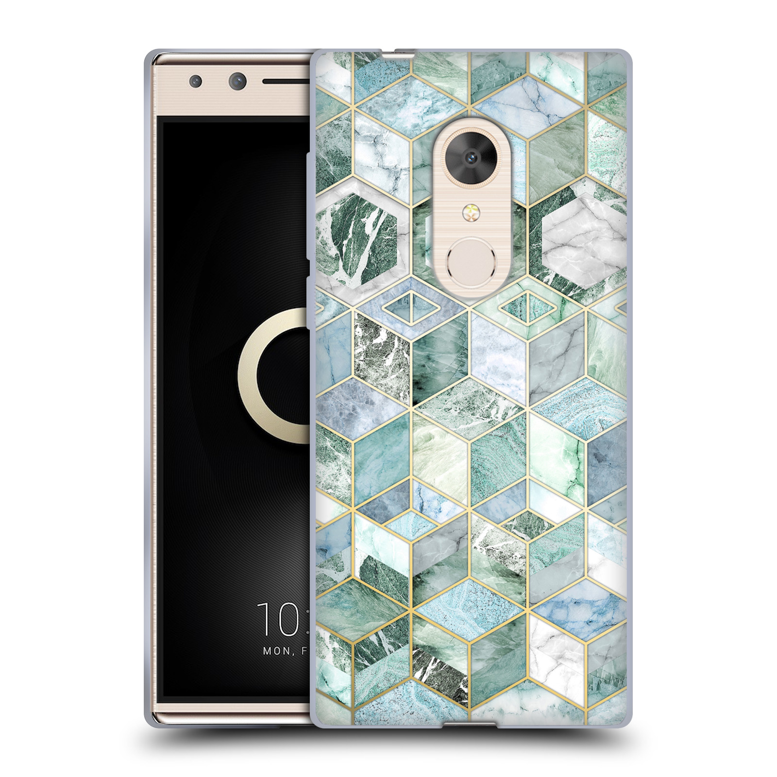 OFFICIAL MICKLYN LE FEUVRE MARBLE PATTERNS SOFT GEL CASE FOR ALCATEL PHONES - Picture 16 of 22
