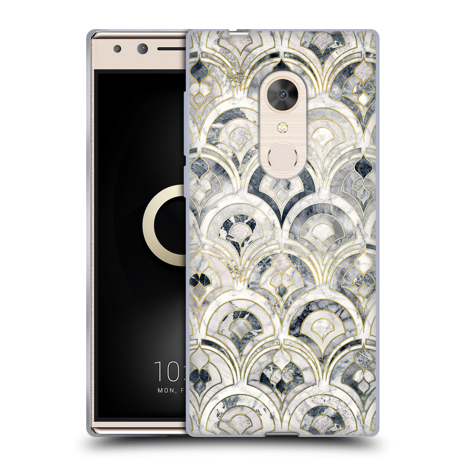 OFFICIAL MICKLYN LE FEUVRE MARBLE PATTERNS SOFT GEL CASE FOR ALCATEL PHONES - Picture 17 of 22