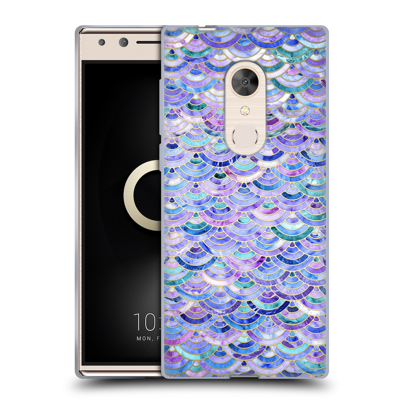 OFFICIAL MICKLYN LE FEUVRE MARBLE PATTERNS SOFT GEL CASE FOR ALCATEL PHONES - Picture 18 of 22