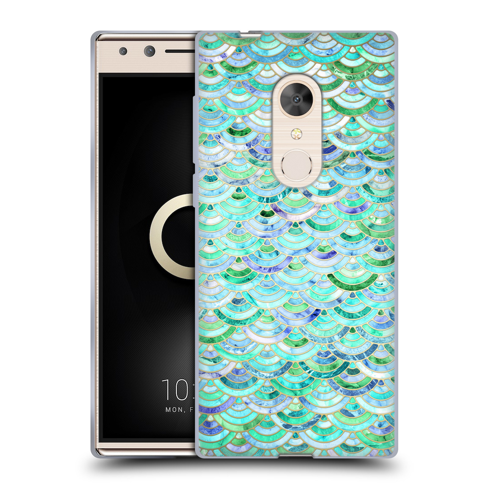OFFICIAL MICKLYN LE FEUVRE MARBLE PATTERNS SOFT GEL CASE FOR ALCATEL PHONES - Picture 19 of 22