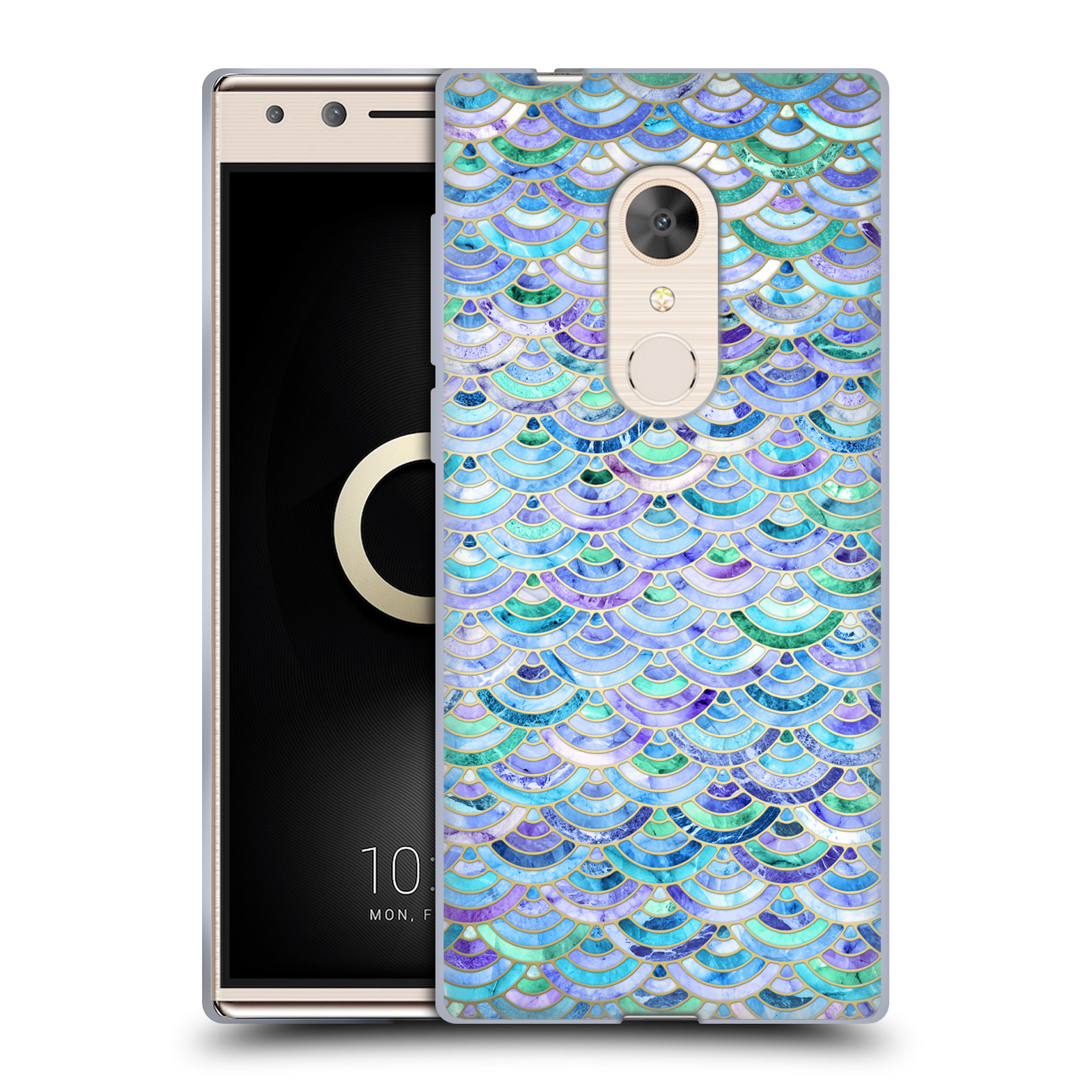 OFFICIAL MICKLYN LE FEUVRE MARBLE PATTERNS SOFT GEL CASE FOR ALCATEL PHONES - Picture 20 of 22