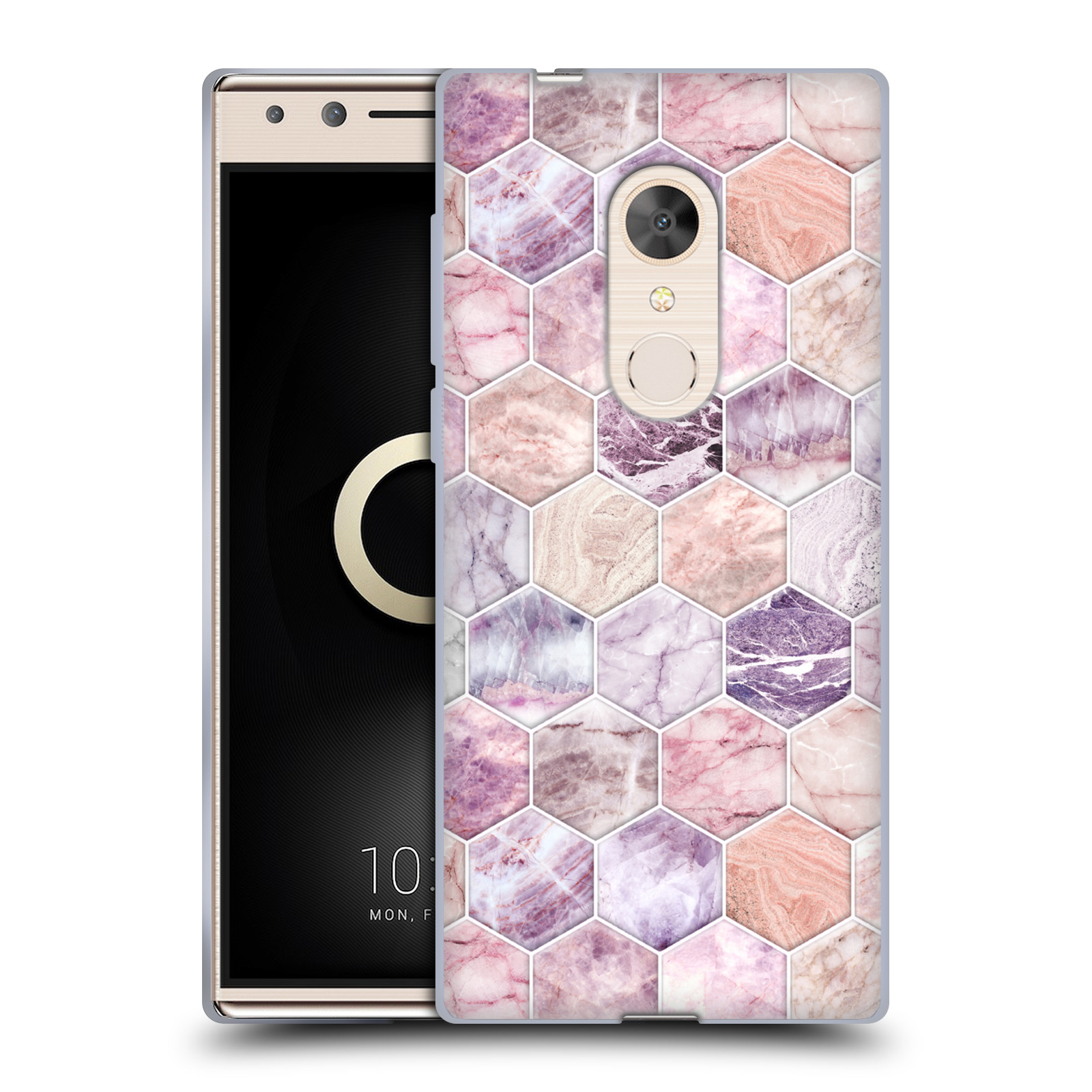 OFFICIAL MICKLYN LE FEUVRE MARBLE PATTERNS SOFT GEL CASE FOR ALCATEL PHONES - Picture 22 of 22