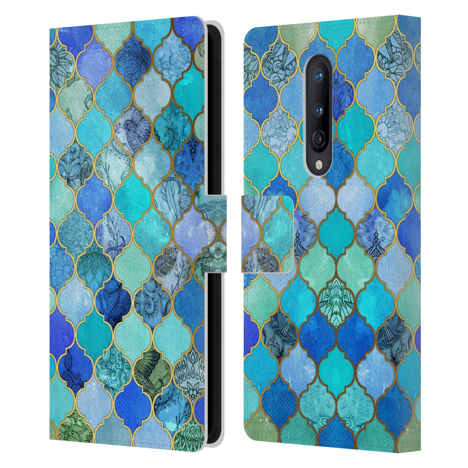 OFFICIAL MICKLYN LE FEUVRE MOROCCAN LEATHER BOOK WALLET CASE FOR ONEPLUS PHONES - Picture 7 of 13