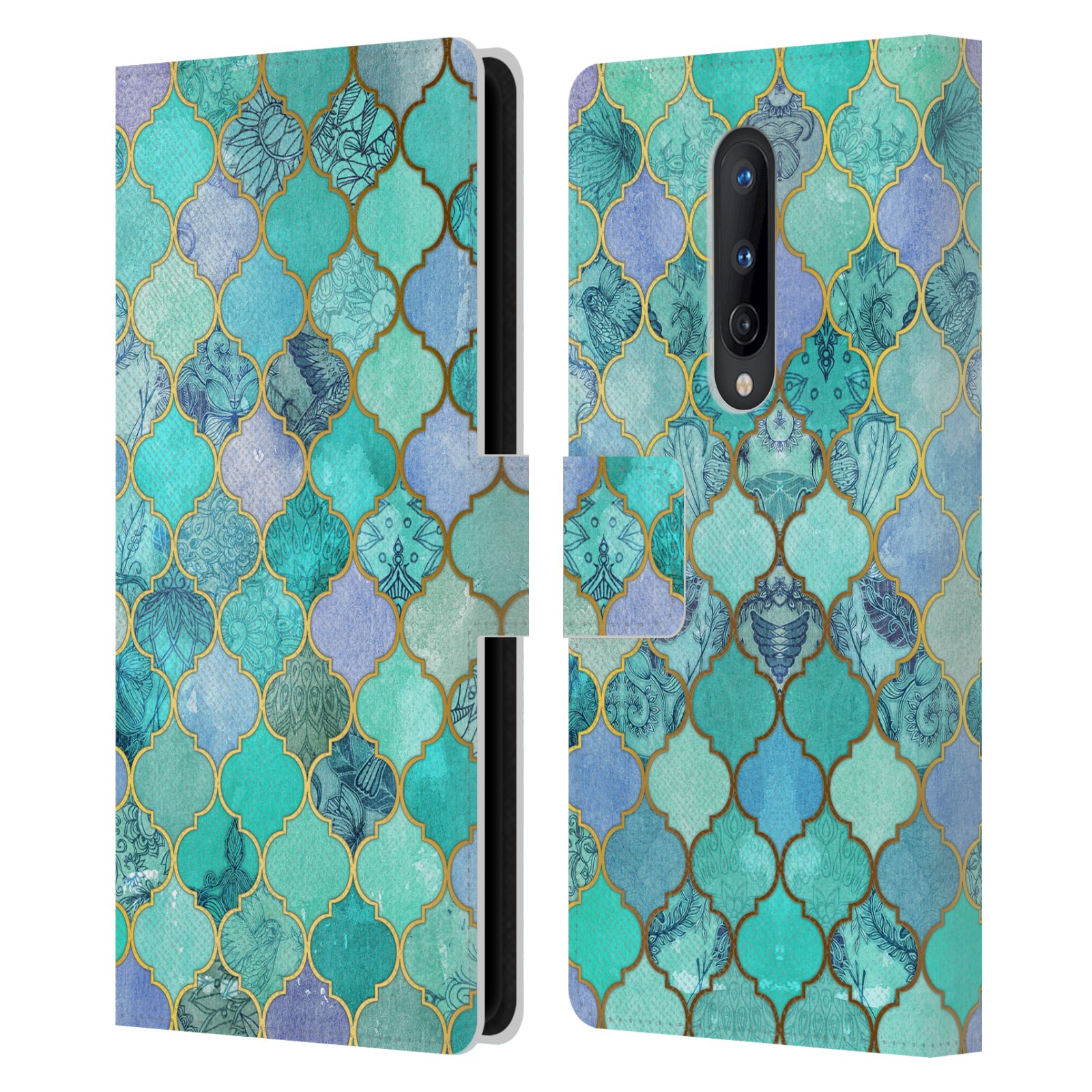 OFFICIAL MICKLYN LE FEUVRE MOROCCAN LEATHER BOOK WALLET CASE FOR ONEPLUS PHONES - Picture 11 of 13