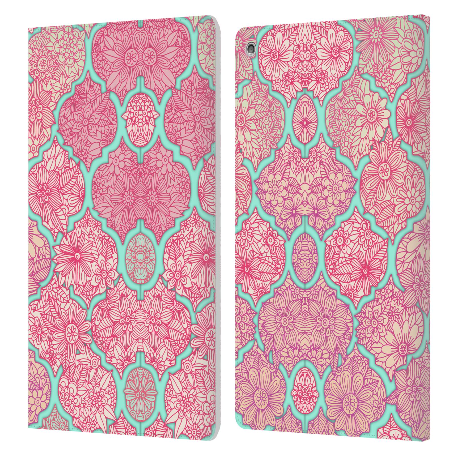 OFFICIAL MICKLYN LE FEUVRE MOROCCAN LEATHER BOOK WALLET CASE FOR AMAZON FIRE - Picture 12 of 13