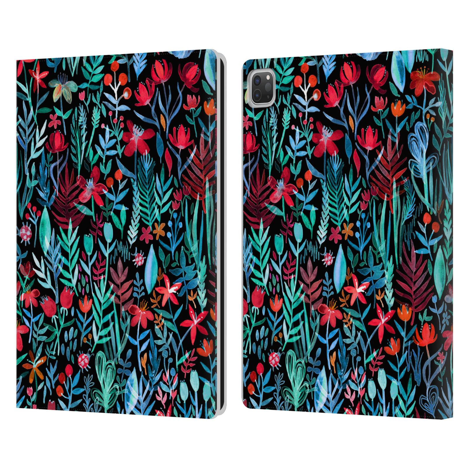 OFFICIAL MICKLYN LE FEUVRE WATERCOLOUR GARDEN LEATHER BOOK CASE FOR APPLE iPAD - Picture 9 of 9