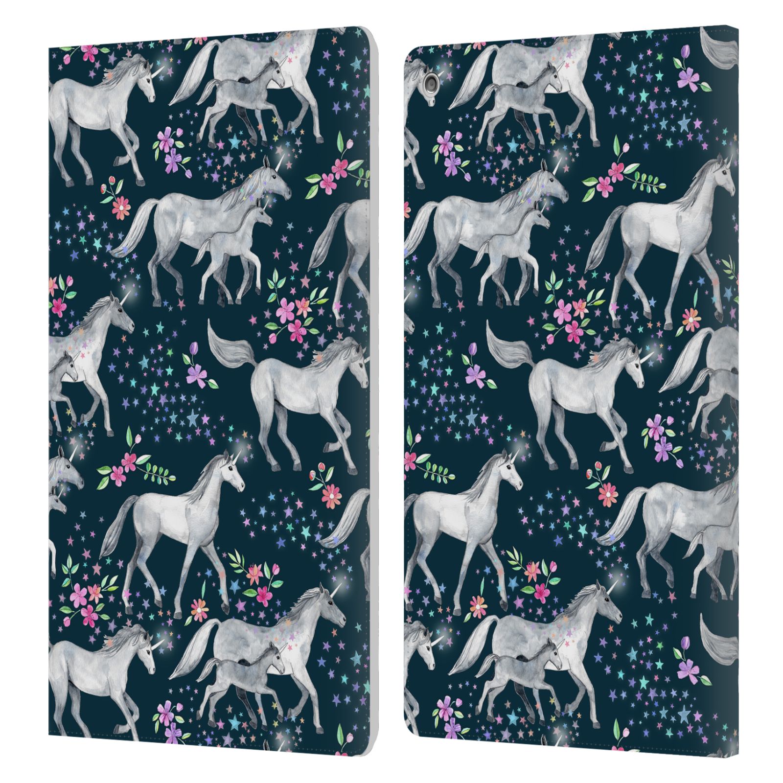 OFFICIAL MICKLYN LE FEUVRE WILDLIFE LEATHER BOOK WALLET CASE FOR AMAZON FIRE - Picture 12 of 14