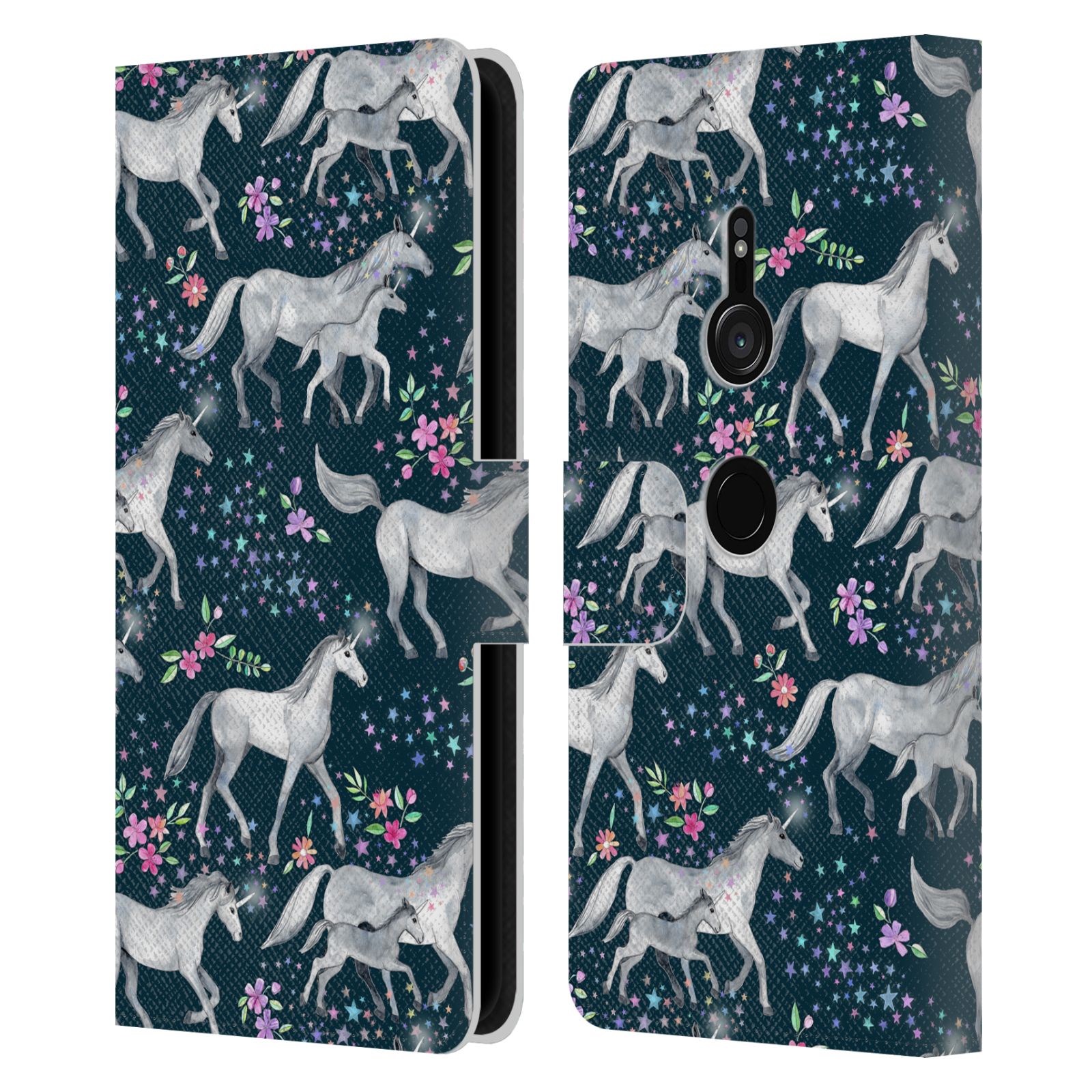 OFFICIAL MICKLYN LE FEUVRE WILDLIFE LEATHER BOOK WALLET CASE FOR SONY PHONES 1