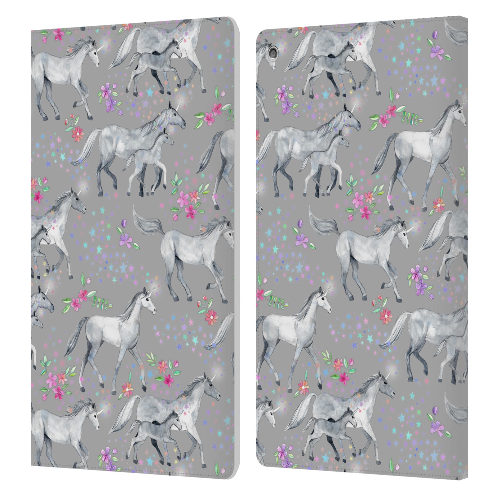 OFFICIAL MICKLYN LE FEUVRE WILDLIFE LEATHER BOOK WALLET CASE FOR AMAZON FIRE - Picture 13 of 14