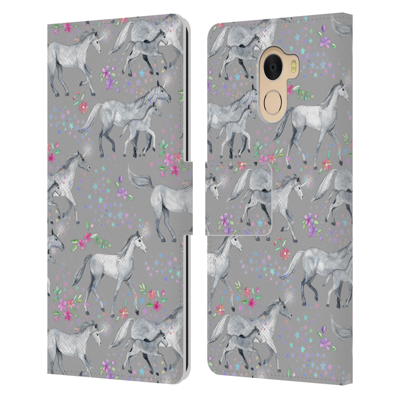 OFFICIAL MICKLYN LE FEUVRE WILDLIFE LEATHER BOOK CASE FOR WILEYFOX & ESSENTIAL - Picture 13 of 14