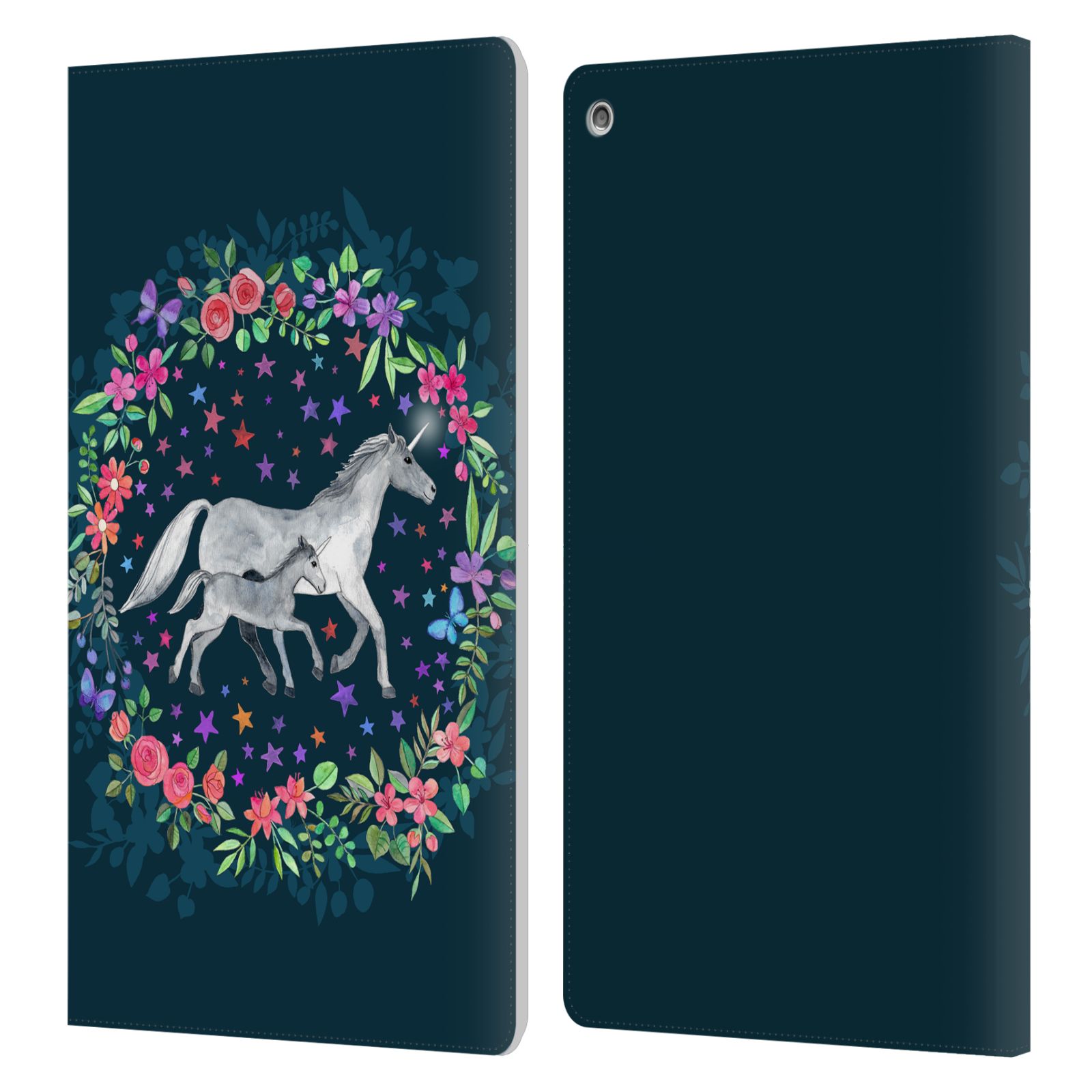 OFFICIAL MICKLYN LE FEUVRE WILDLIFE LEATHER BOOK WALLET CASE FOR AMAZON FIRE - Picture 14 of 14