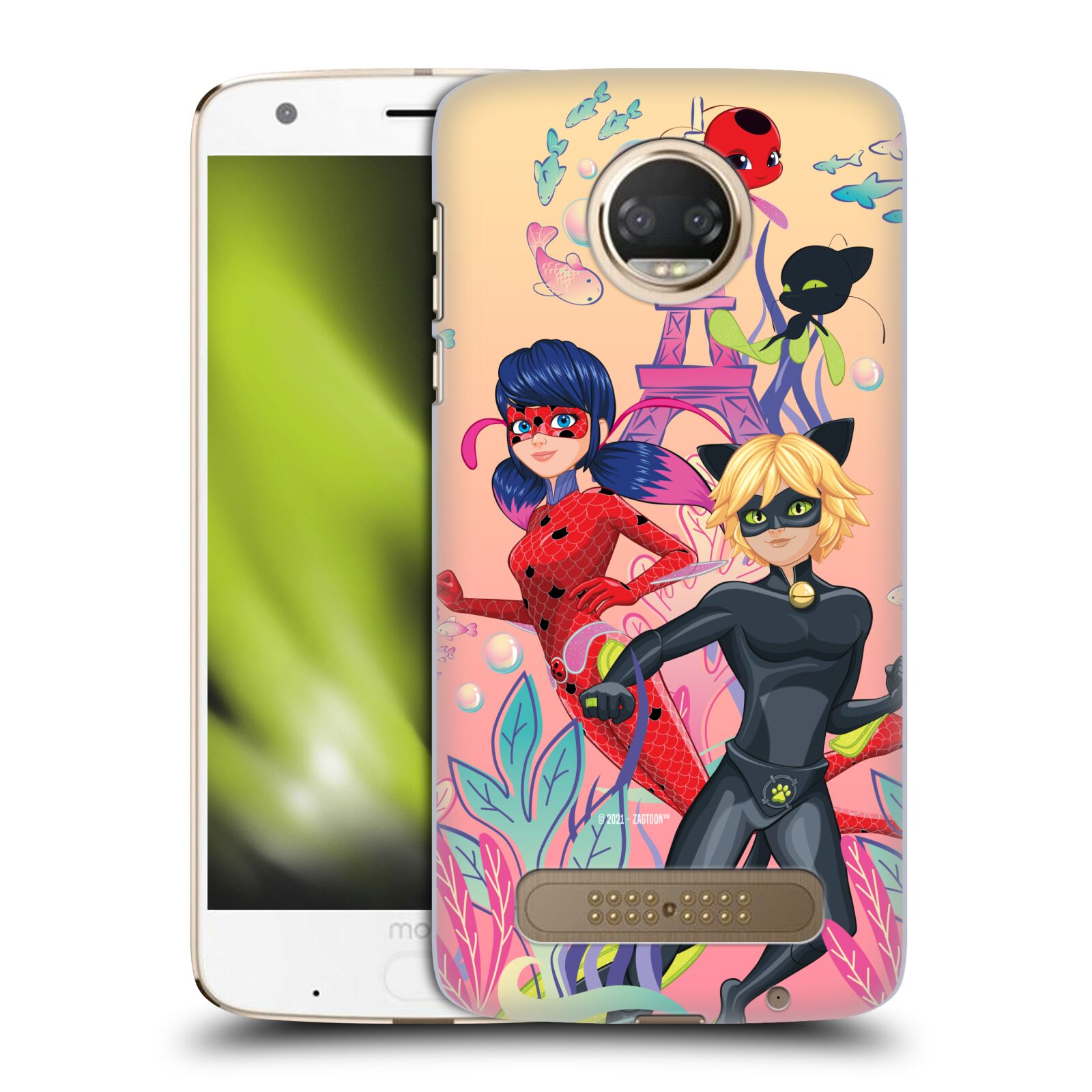 MIRACULOUS TALES OF Ladybug & Cat Noir Aqua Ladybug Case For Motorola