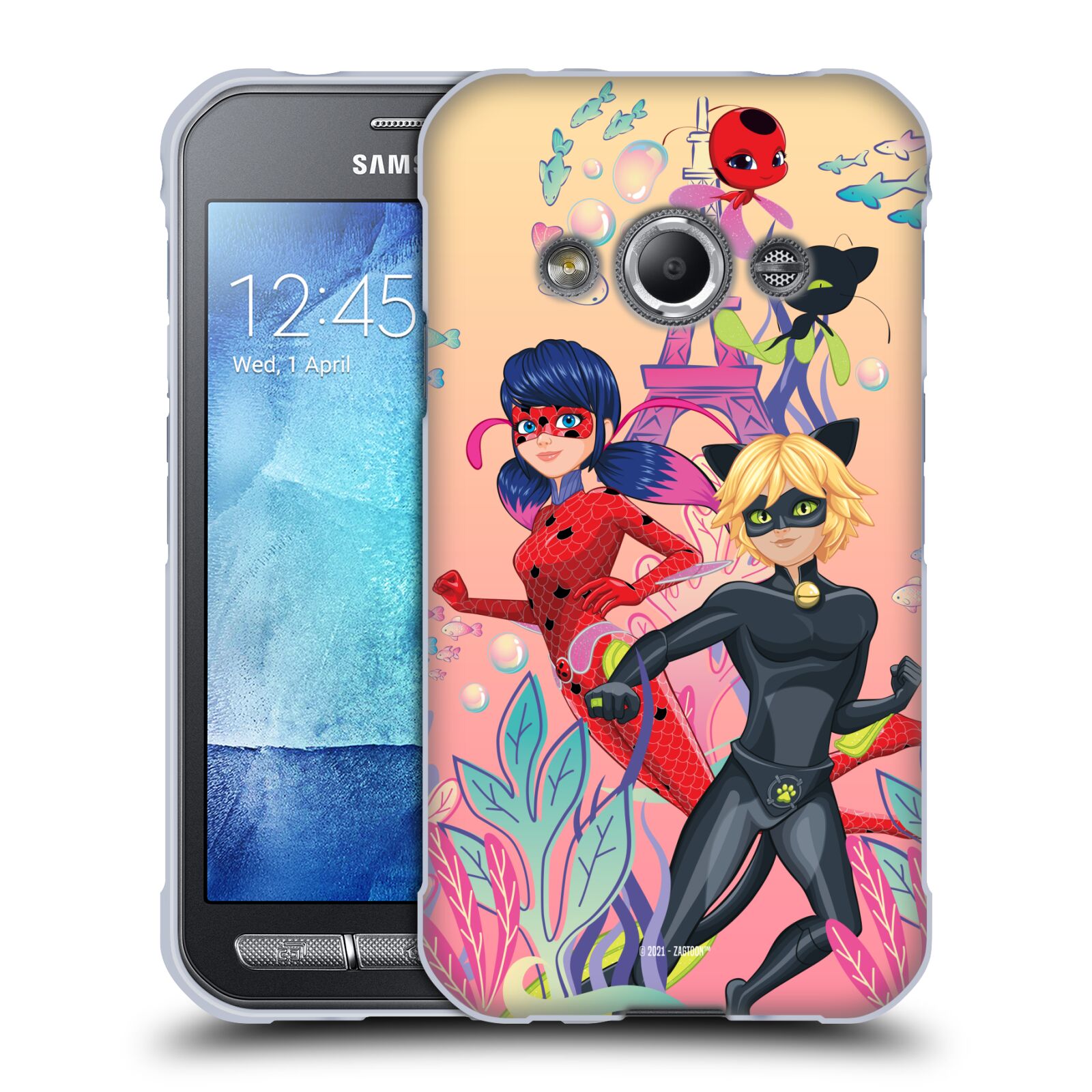 MIRACULOUS AQUA LADYBUG SOFT GEL CASE FOR SAMSUNG PHONES 4 - Picture 8 of 12