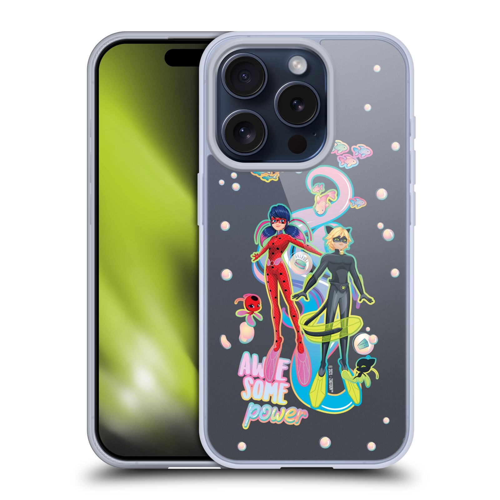 MIRACULOUS AQUA LADYBUG SOFT GEL CASE FOR APPLE iPHONE PHONES - Picture 9 of 12