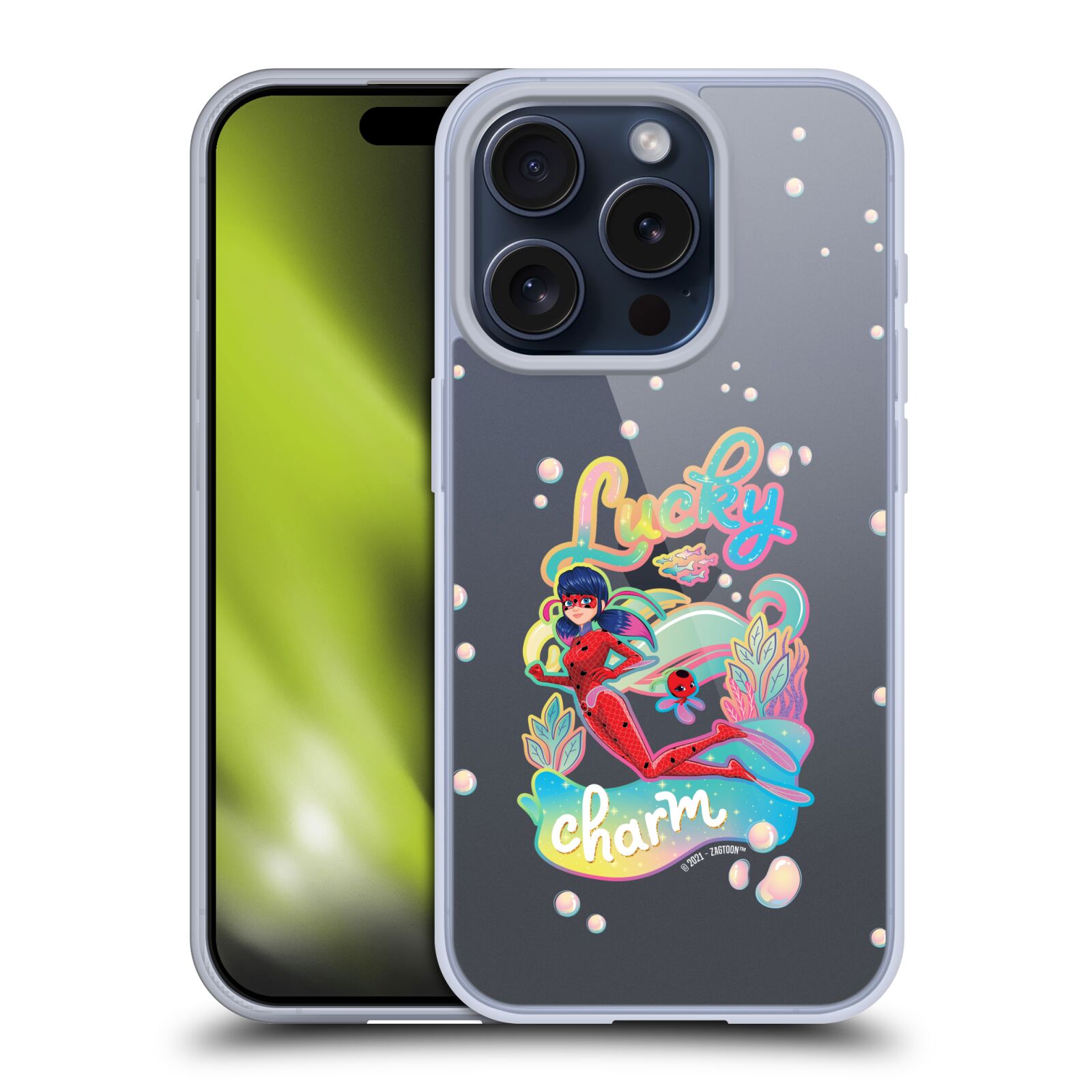 MIRACULOUS AQUA LADYBUG SOFT GEL CASE FOR APPLE iPHONE PHONES - Picture 10 of 12