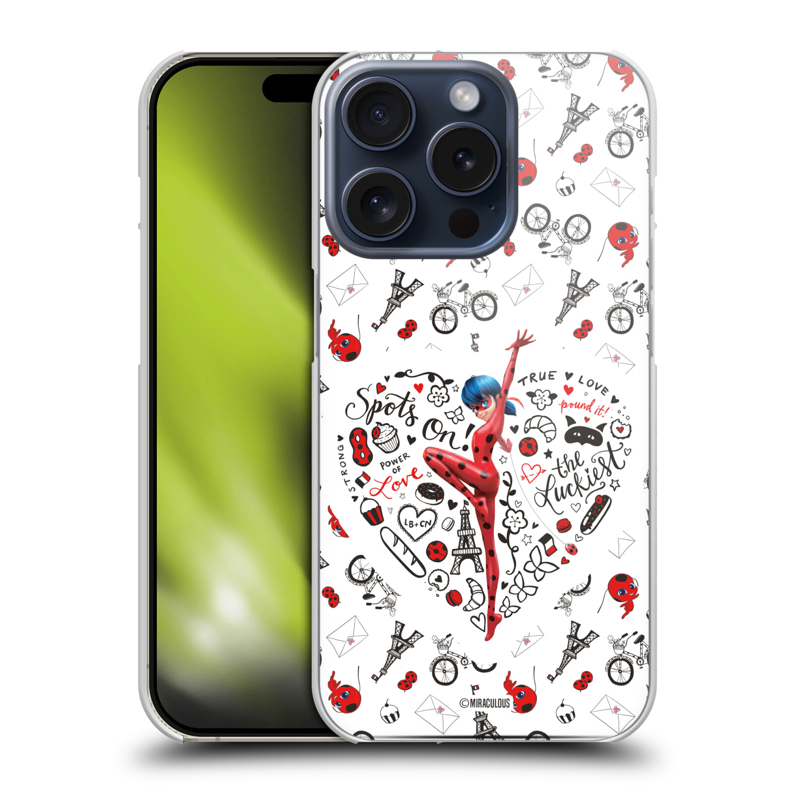 MIRACULOUS LADYBUG CHARACTER ART AND PATTERNS BACK CASE FOR APPLE iPHONE PHONES - Picture 10 of 12