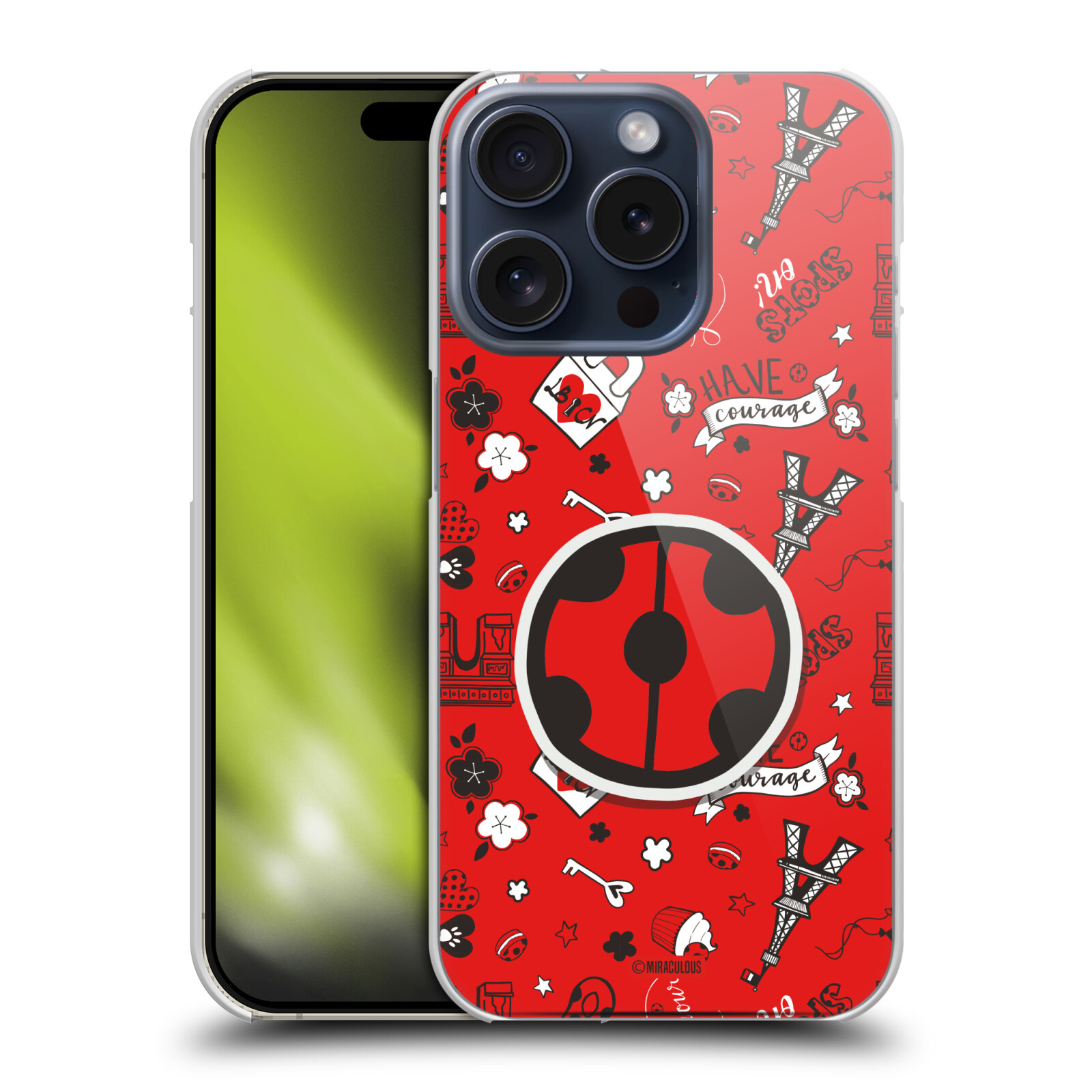 MIRACULOUS LADYBUG CHARACTER ART AND PATTERNS BACK CASE FOR APPLE iPHONE PHONES - Picture 11 of 12