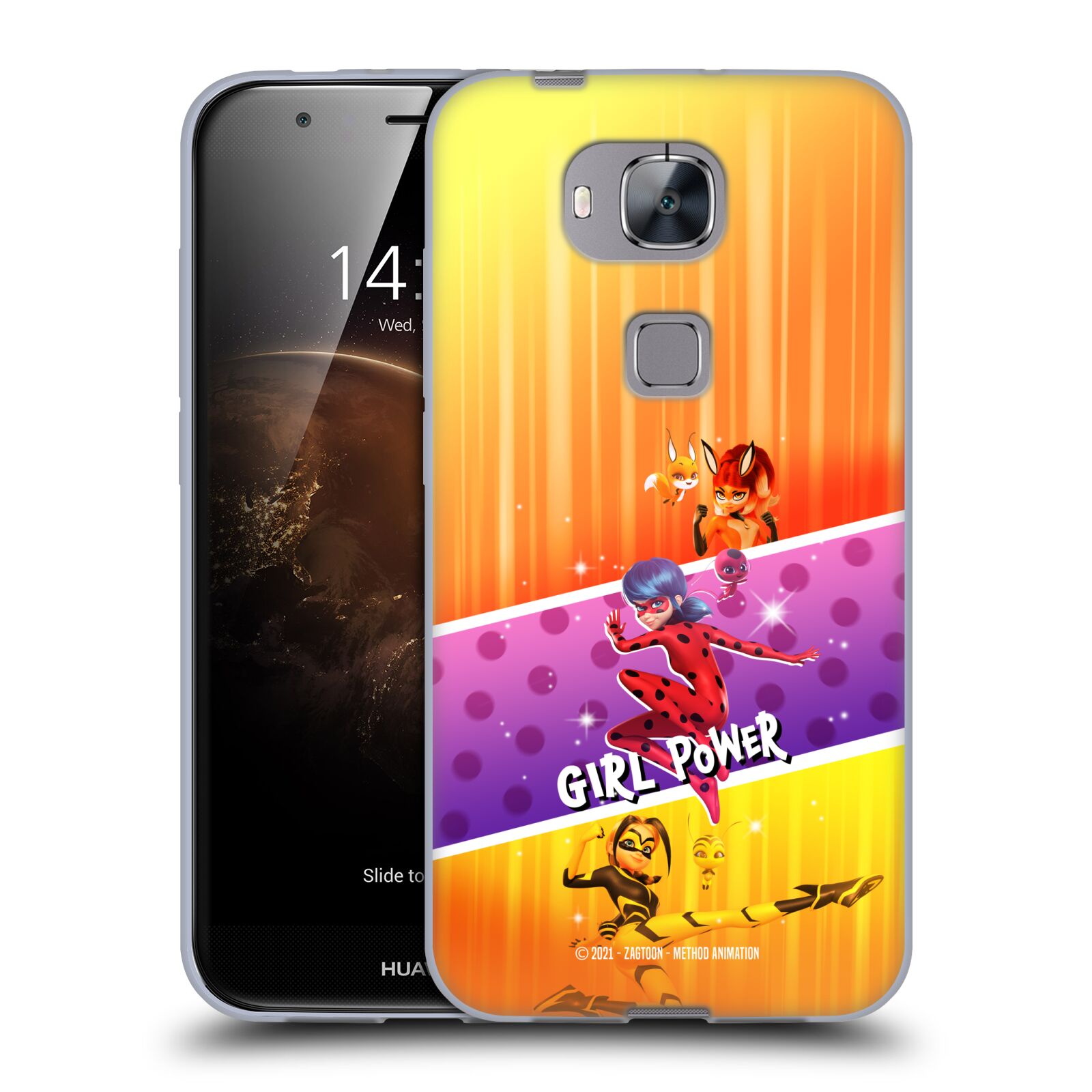 MIRACULOUS TALES OF LADYBUG & CAT NOIR GRAPHICS GEL CASE FOR HUAWEI PHONES 2 - Picture 8 of 12