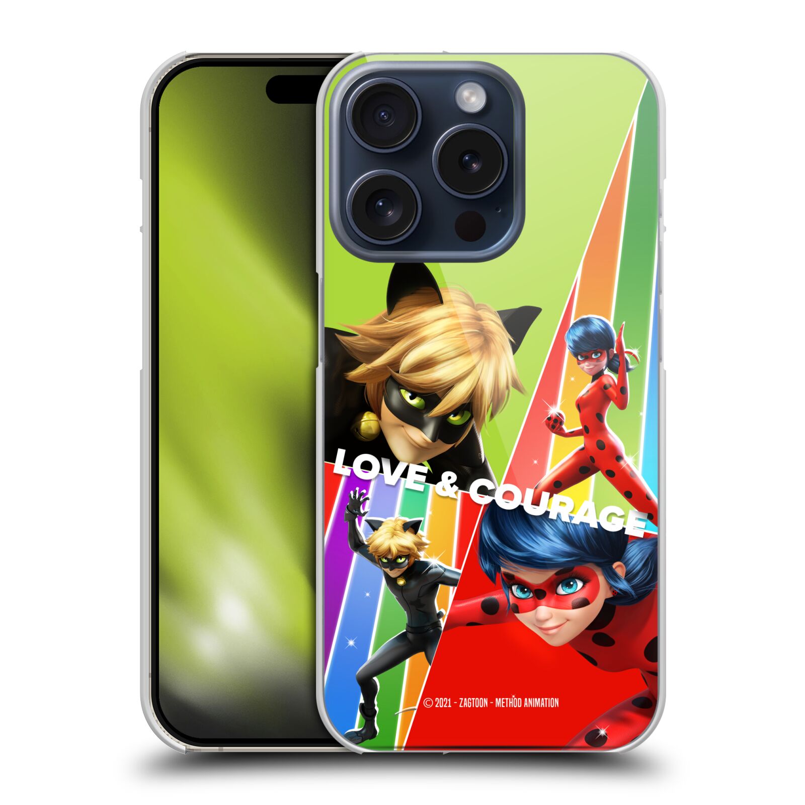 MIRACULOUS TALES OF LADYBUG & CAT NOIR GRAPHICS CASE FOR APPLE iPHONE PHONES - Picture 10 of 12