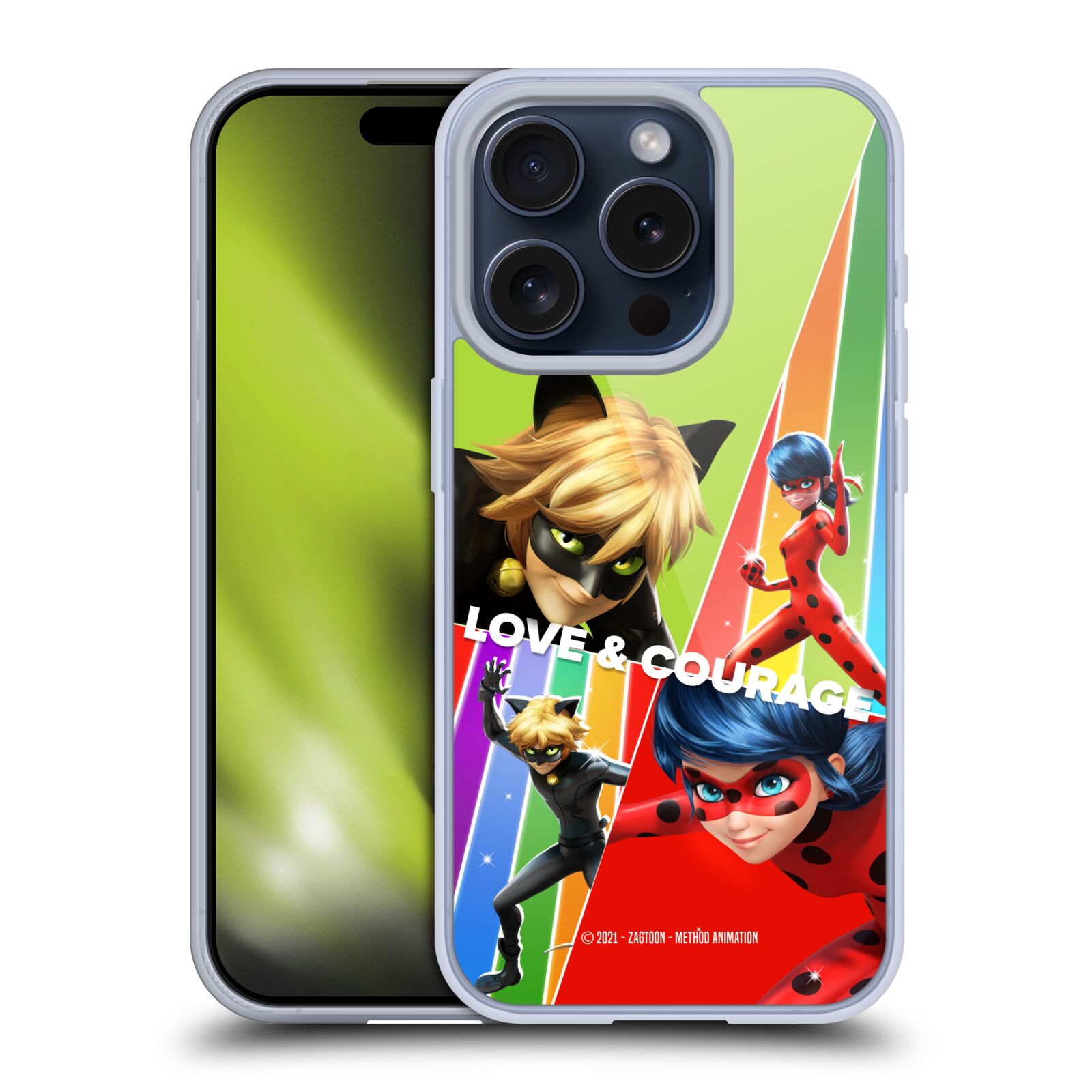 MIRACULOUS TALES OF LADYBUG & CAT NOIR GRAPHICS GEL CASE FOR APPLE iPHONE PHONES - Picture 10 of 12