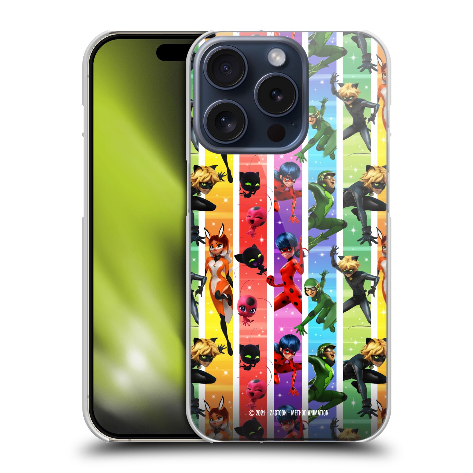 MIRACULOUS TALES OF LADYBUG & CAT NOIR GRAPHICS CASE FOR APPLE iPHONE PHONES - Picture 11 of 12