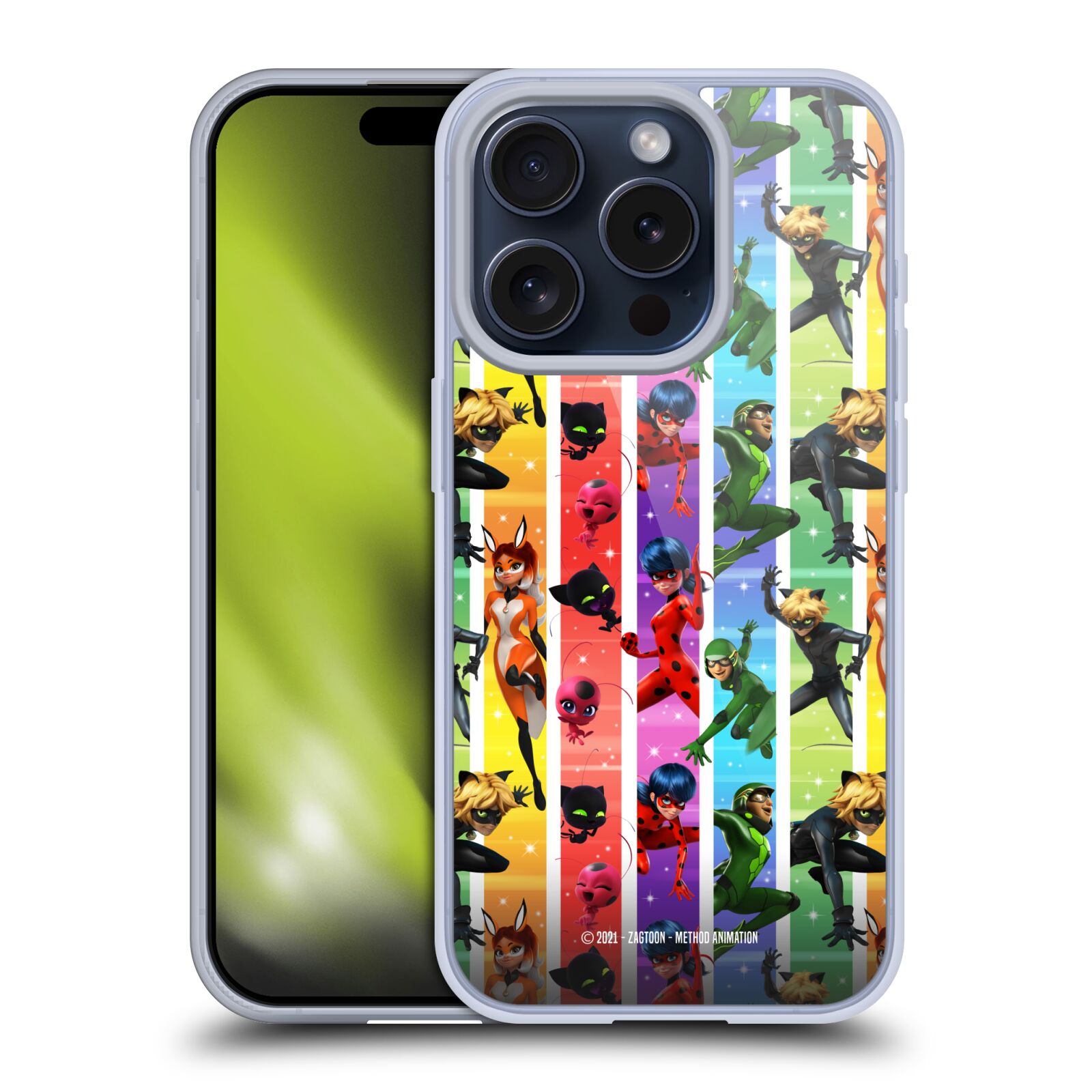 MIRACULOUS TALES OF LADYBUG & CAT NOIR GRAPHICS GEL CASE FOR APPLE iPHONE PHONES - Picture 11 of 12
