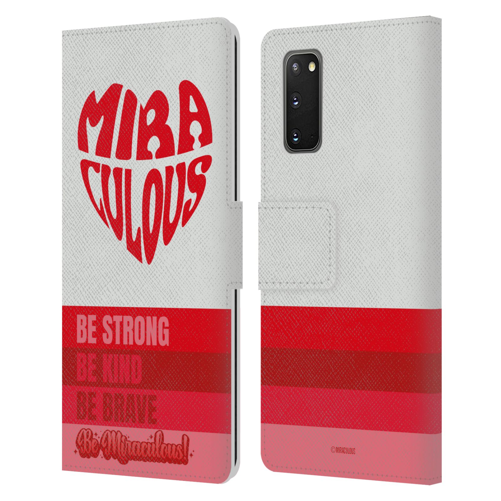 OFFICIAL MIRACULOUS LADYBUG RADIANT RED LEATHER BOOK CASE FO