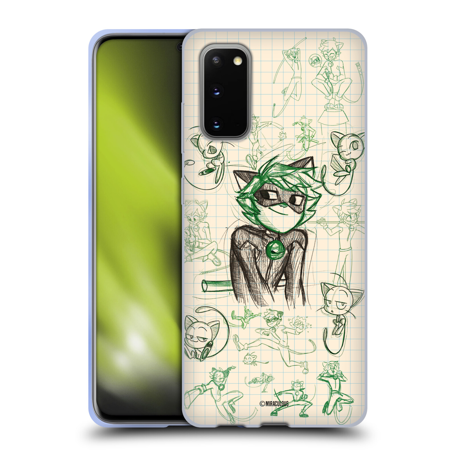 OFFICIAL MIRACULOUS LADYBUG SKETCHES SOFT GEL CASE FOR SAMSUNG PHONES 1 - Picture 8 of 15