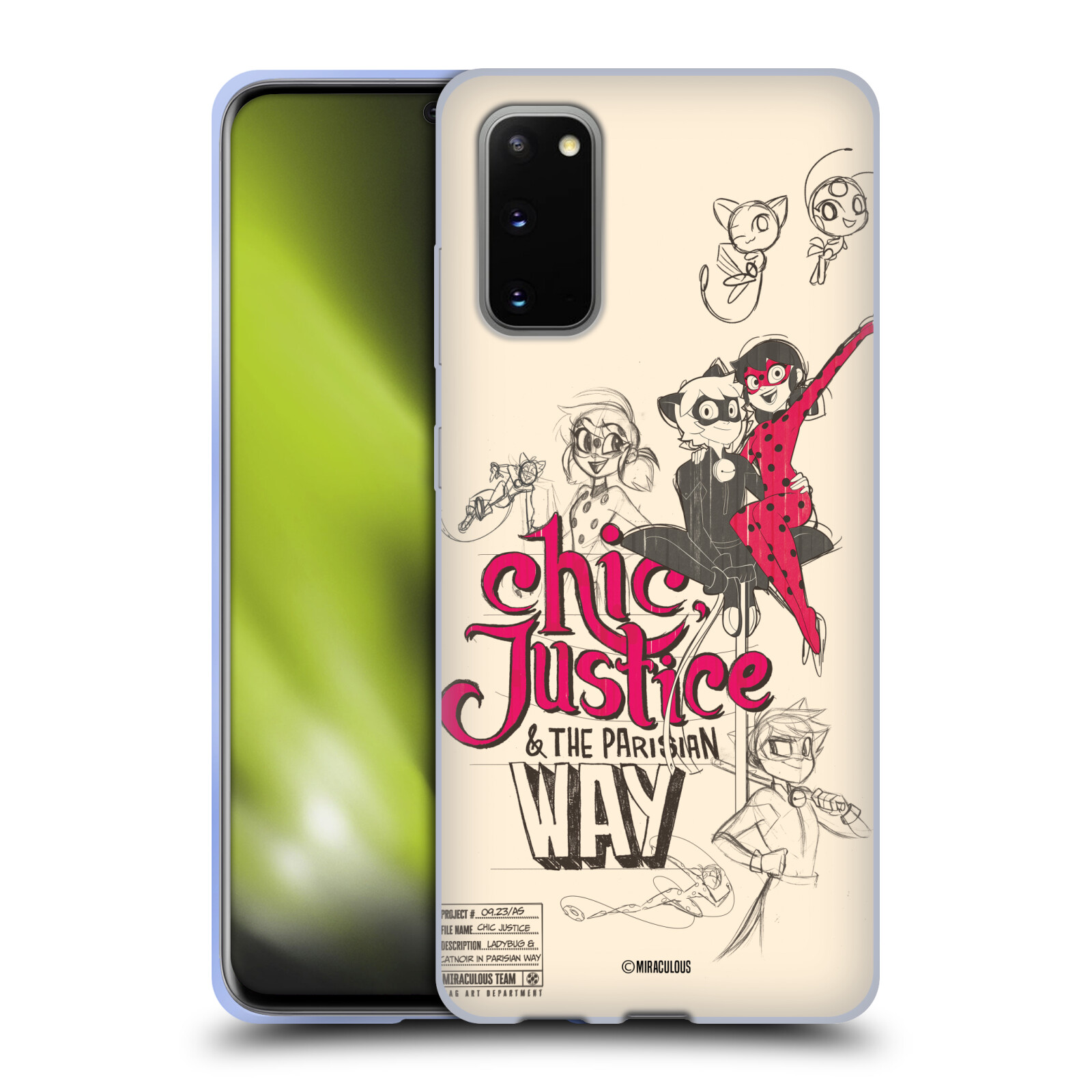 OFFICIAL MIRACULOUS LADYBUG SKETCHES SOFT GEL CASE FOR SAMSUNG PHONES 1 - Picture 9 of 15