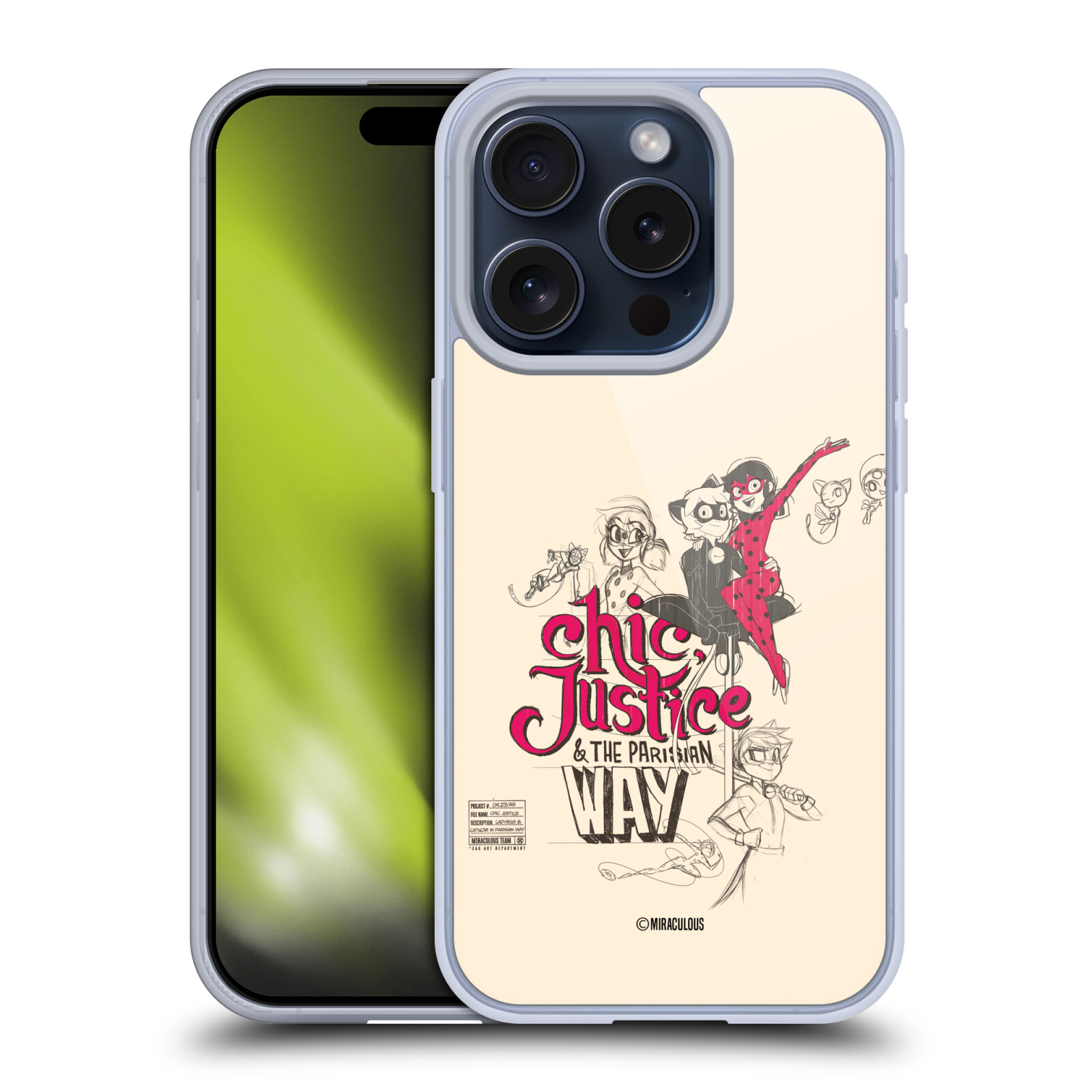 OFFICIAL MIRACULOUS LADYBUG SKETCHES SOFT GEL CASE FOR APPLE iPHONE PHONES - Picture 9 of 15