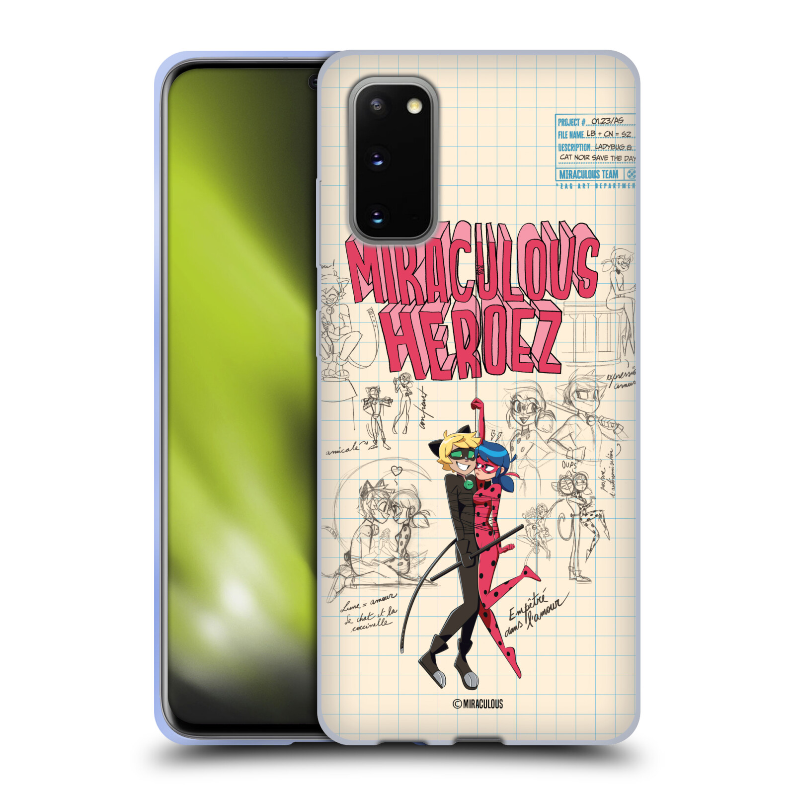 OFFICIAL MIRACULOUS LADYBUG SKETCHES SOFT GEL CASE FOR SAMSUNG PHONES 1 - Picture 12 of 15